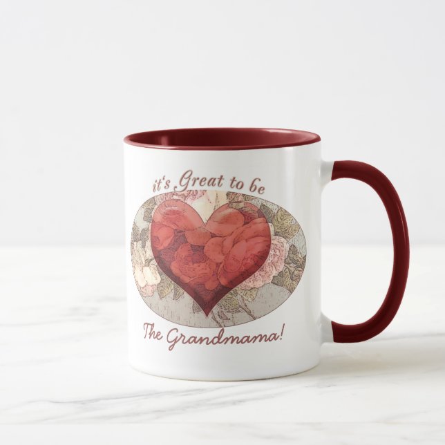 Tasse du jour de la grand-mère personnalisable (Droite)