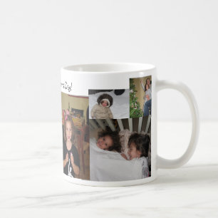 Tasse du jour de mère de collage de photo