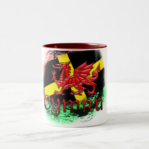 Tasse du jour de St David, grunge, St David,