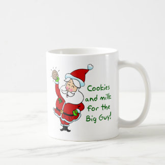 Tasse du lait de Père Noël