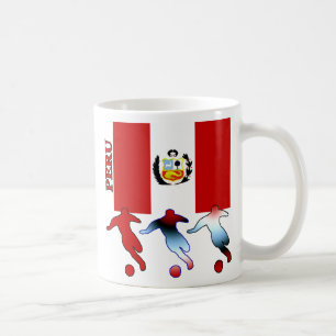 Tasse du Pérou du football