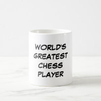 Tasse du plus grand "joueur d'échecs du monde"