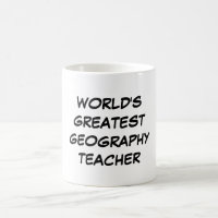 Tasse du plus grand "professeur de la géographie