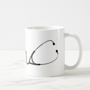 Tasse du stéthoscope ECG