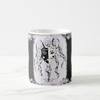 Tasse du visage du danseur classique