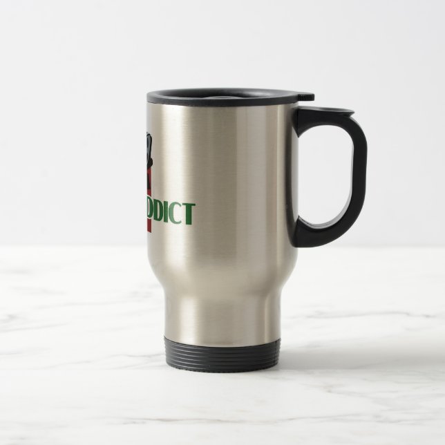 Tasse du voyage de l'intoxiqué de merdes (Droit)