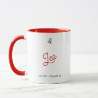Tasse du zodiaque Lion – Tasse de café Astrologie