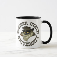 Tasse "d'université de l'Etat de blaireau"