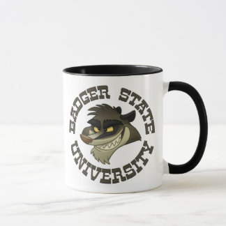 Tasse "d'université de l'Etat de blaireau"