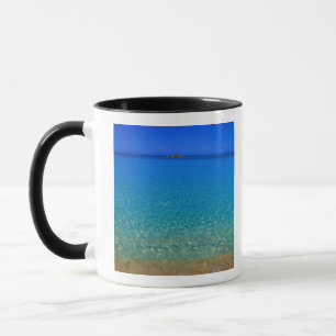 Tasse Eau bleue, îles Exuma, Bahamas.