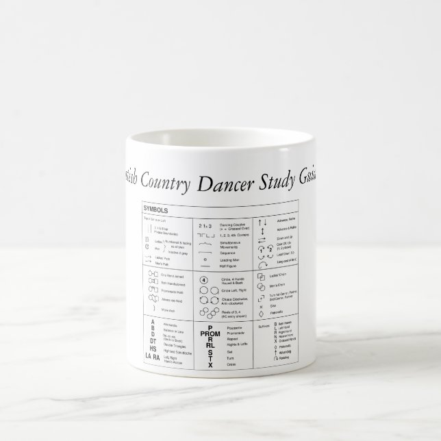 Tasse écossaise de guide d'étude de danseur de (Centre)