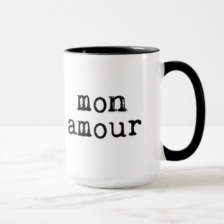 Tasse Écrite Mon Amour