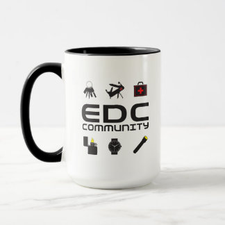Tasse - EDCC-Logo in Schwarz mit Farben