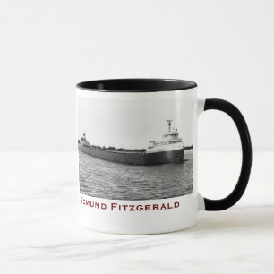 Tasse Edmund Fitzgerald avec des noms d'équipage