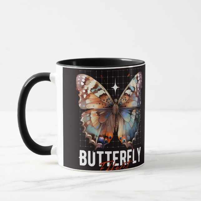 Tasse effet papillon (Gauche)