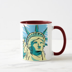 Tasse Effiloche Statue Liberté - M2