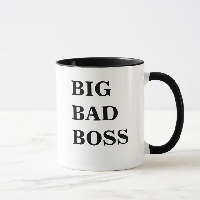 Tasse effrayante drôle de nom de patron de grand (Droite)