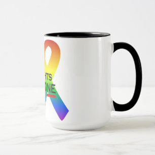 Tasse Égal Droits Supporter tasse, choisir style et coul