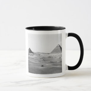 Tasse Egypte du Caire, pyramides de Gizeh