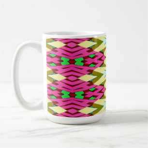 Tasse, Ein modernes, mehrfarbiges Design, das Desi Kaffeetasse