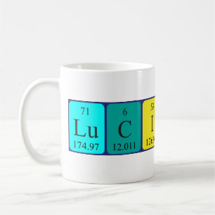 Tasse eines unangenehmen periodischen Tabellenname