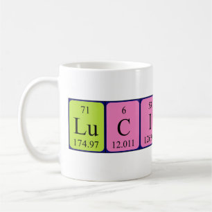 Tasse eines unangenehmen periodischen Tabellenname