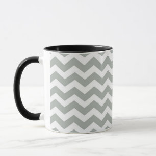 Tasse Élégant, moderne et classique monogramme chevron g