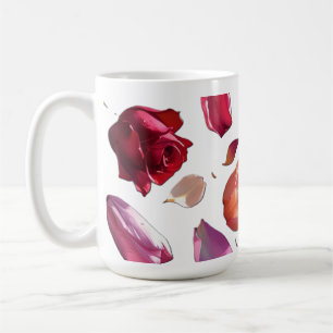 Tasse Élégante à Fleurs Dispersées Tasse Moderne