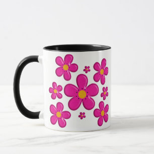 Tasse Élément rose floral
