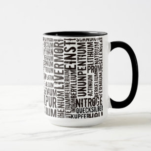Tasse Éléments chimiques élément_001a