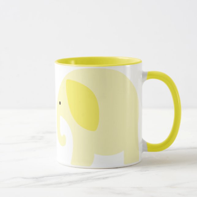 Tasse Éléphant jaune (Droite)