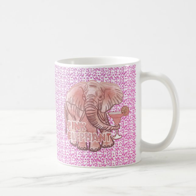 Tasse Éléphant Rose (Droite)