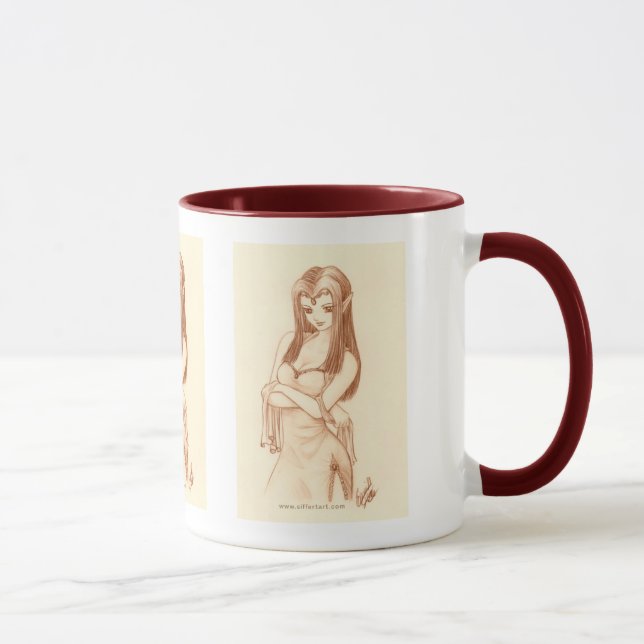 Tasse Elf (style d'anime) (Droite)