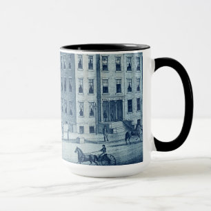 Tasse Elgin Illinois Waverly House Hotel 1871 Railroad