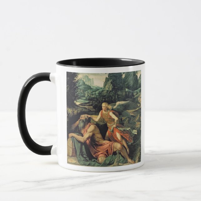 Tasse Élijah a visité par un ange, c.1534 (Gauche)