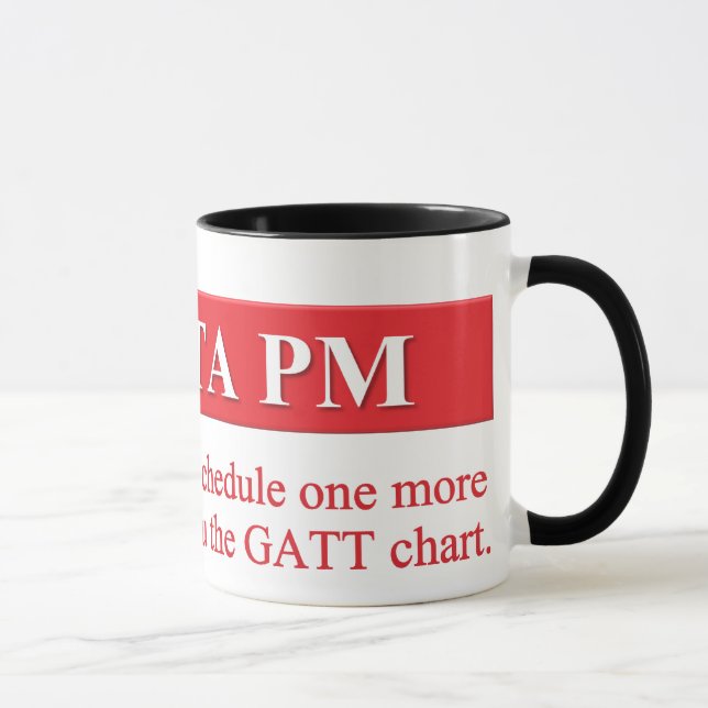 Tasse Embauche de gangsters dans la gestion de projets (Droite)