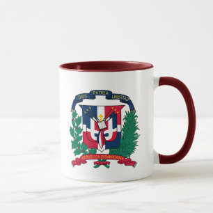 Tasse emblème de la République Dominicaine