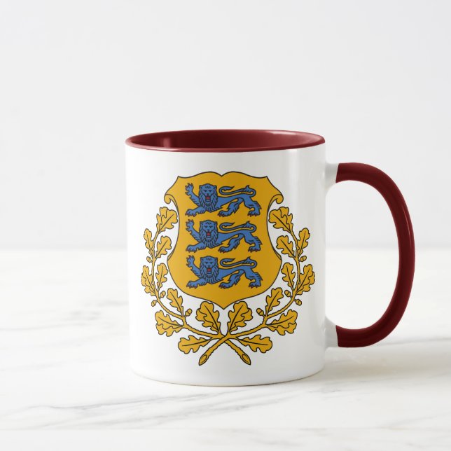 Tasse emblème de l'Estonie (Droite)