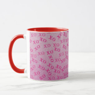 Tasse Embrous Et Baisers Rose XO XO