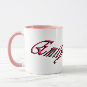 Tasse Emily Girls Name Logo,