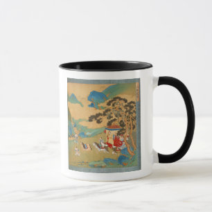 Tasse Empereur MU Wang de la dynastie de Chou dedans
