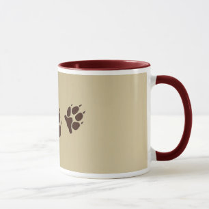 Tasse Empreintes de pattes de loup