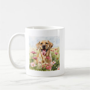 Tasse en aquarelle Labrador Retriever