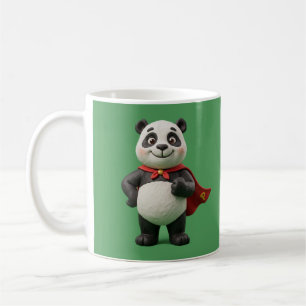 Tasse en argile de dessin animé Héroïque Panda Mig