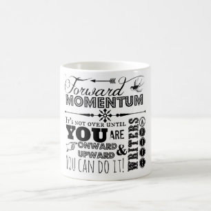 Tasse en avant d'élan pour des auteurs