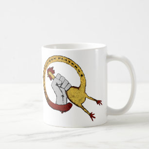 Tasse en caoutchouc de joueurs de poulet