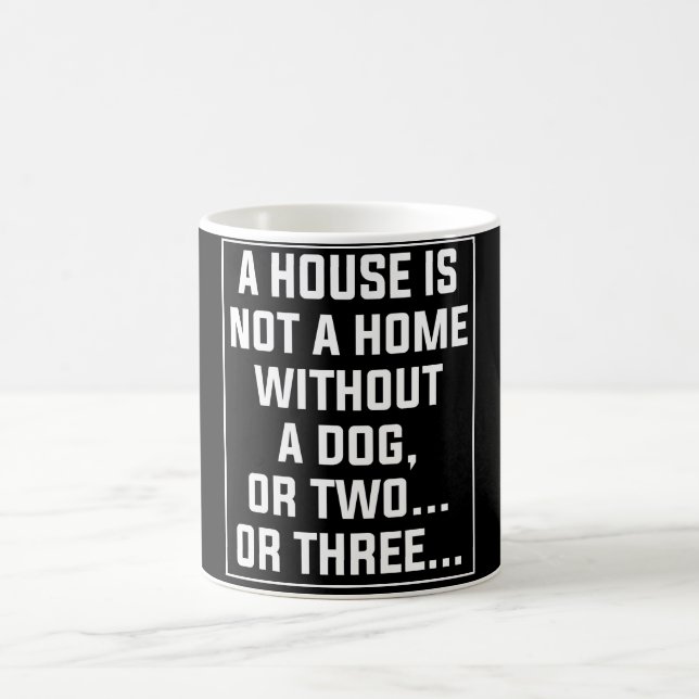 Tasse en céramique de café drôle de chien (Centre)