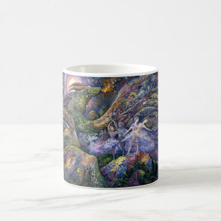 Tasse en céramique "de danseurs de dragon"