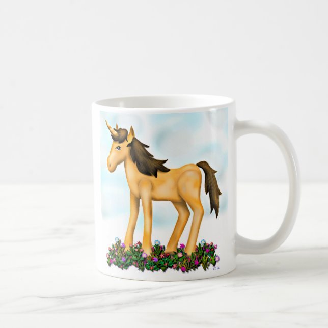 Tasse en céramique de jardin d'agrément de poney (Droite)