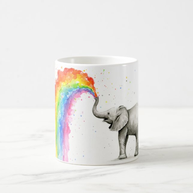 Tasse en céramique de tasse d'aquarelle (Centre)